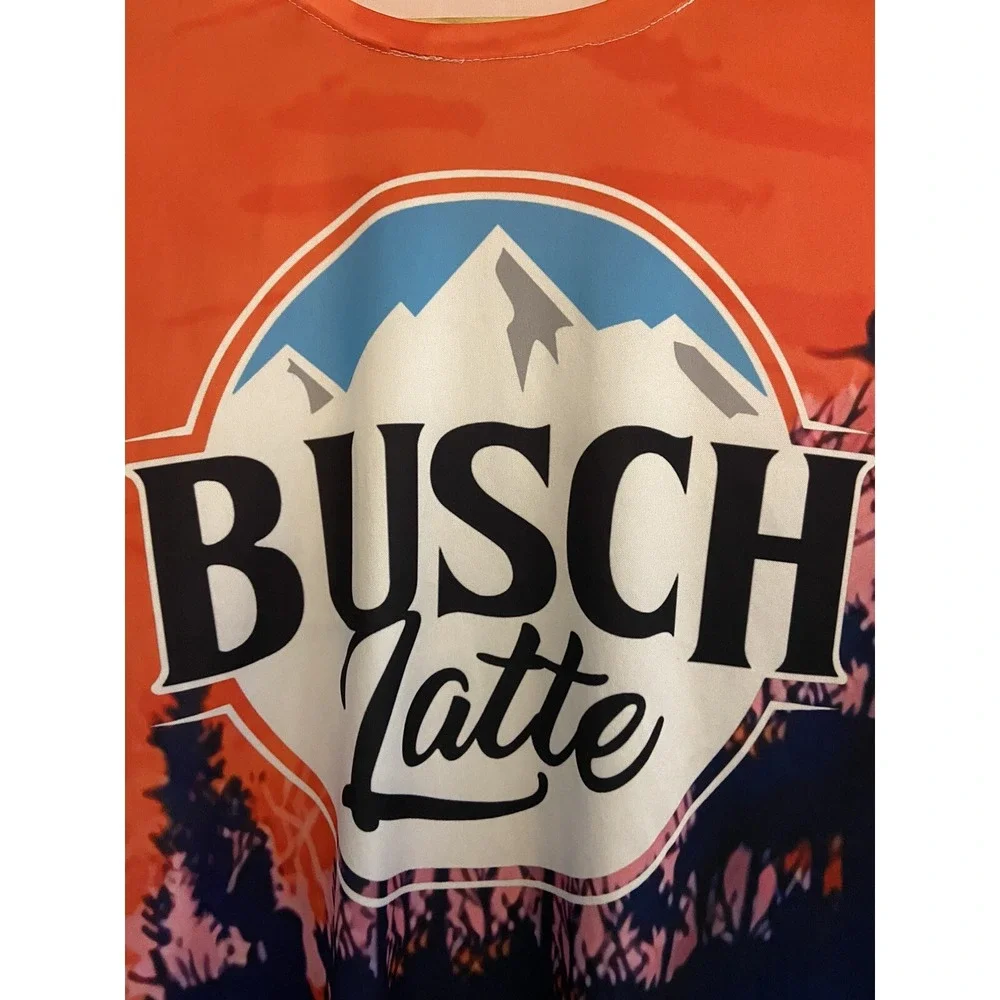 Bush Latte Logo T-shirt Men's Size Large Great‎ Condition